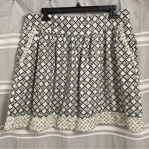 LOFT / MultiMedia Linen Blend Skirt Size 14